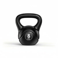 Hex Kettlebell Fitness Equipment Non-slip Handle Rubber Molded Base Ergonomic Grip Compact Space Saving Design Suitable for Full Body Workouts Home Gym Men and Women