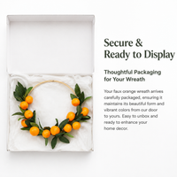 6 Pcs Artificial Orange Flowers Garland Banner, Backdrop for Home Decor Living Room, Bridal Shower Decorations Wedding Decor House