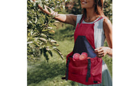 Accessible-bottomBottom Garden Harvesting Apron Quick-Release Collection Apron Reinforced Panel Roomy Pouch for Orchard, Vegetable Plot