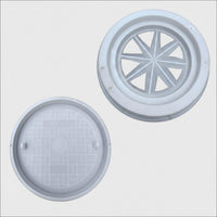 Manhole Cover Form Wear-Resistant Round Inspection Cover Casting High Hardness Concrete Circular Casting Form for Roadwork