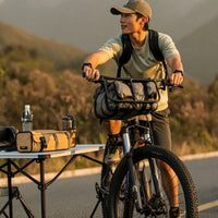Aluminum Alloy Front Bike Rack Heavy Duty Bike Front Rack Cylindrical Sturdy for Cyclists, Commuters, Commuting