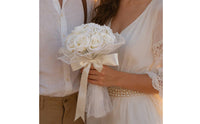 Tulle Bloom Arrangement Elegant Wedding Arrangement Easy to Bend for Brides