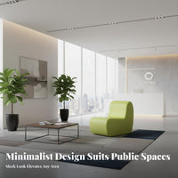 Creative Shape Curved Seating unit adaptable configuration L-Shaped Lobby Couch Modern stylistic sectional Sofa dense foam Cushions for Office personnel, Interior Designers, Business Owners, Reception Area, Waiting Room, Lounge, Breakroom
