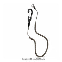 Steel Core Anti-Loss Rope High Elasticity Steel Wire Coiled Lanyard