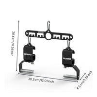 Cable Machine Attachment Kit Non-Slip Rotating Handles with Pull-Back Plate Heavy-Duty Cable Machine Handle for Fitness Enthusiasts, Lat Pulldown
