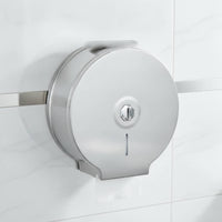 Stainless Steel Center Pull Paper Towel Dispenser Commercial Wall Mounted Paper Towel Dispenser Compact One-at-a-Time for Offices