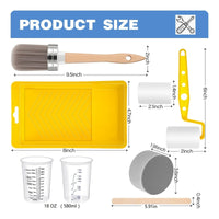 Painting Tool Kit Stir Sticks Paint Roller Set Professional Quality