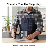 Carpentry Accessory Screw Fastened Clear Acrylic Router Base Plate Carpentry Tool Part Vibration Resistant