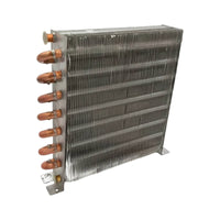 Finned Refrigerator Condenser Coil Copper Condenser with Aluminum Fins Compact Heat Exchanger Easy to Install for Technicians