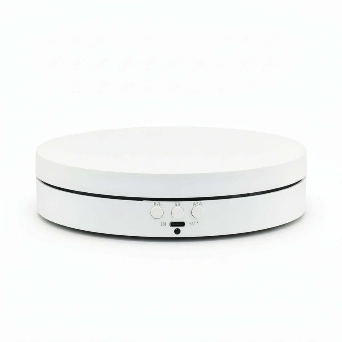 360 Degree Rotating Display Stand Stable Revolving Display Stand Low-Profile Motorized Turntable Compact for Online Sellers, Collectors, Livestreaming, Exhibitions