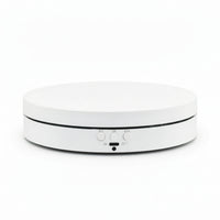 360 Degree Rotating Display Stand Stable Revolving Display Stand Low-Profile Motorized Turntable Compact for Online Sellers, Collectors, Livestreaming, Exhibitions