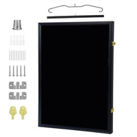 Jersey Display Frame Lockable Jersey Frame with Hanger Display Case with Hanger Anti-Theft Clear for Sports Collectors, Fan Cave