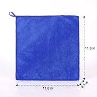 Low Lint Cleaning Cloths and Microfibre Cloth, 30x30cm Microfibre Cloth for Kitchen and Glass, Reusable Cleaning Cloths with Hanging Loop