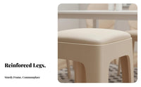 Stackable Design Upholstered Shell Chair Padded Seat Kitchen Seating sturdy Construction Household Furniture Space-Saving for Restaurant Owners, Apartment Dwellers, homeowners, Dining Room, Cafe, Home Office