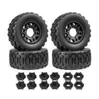 2 Pieces Short Course RC Tire High Traction Rough-Terrain RC Tire Multi-Surface Grip For