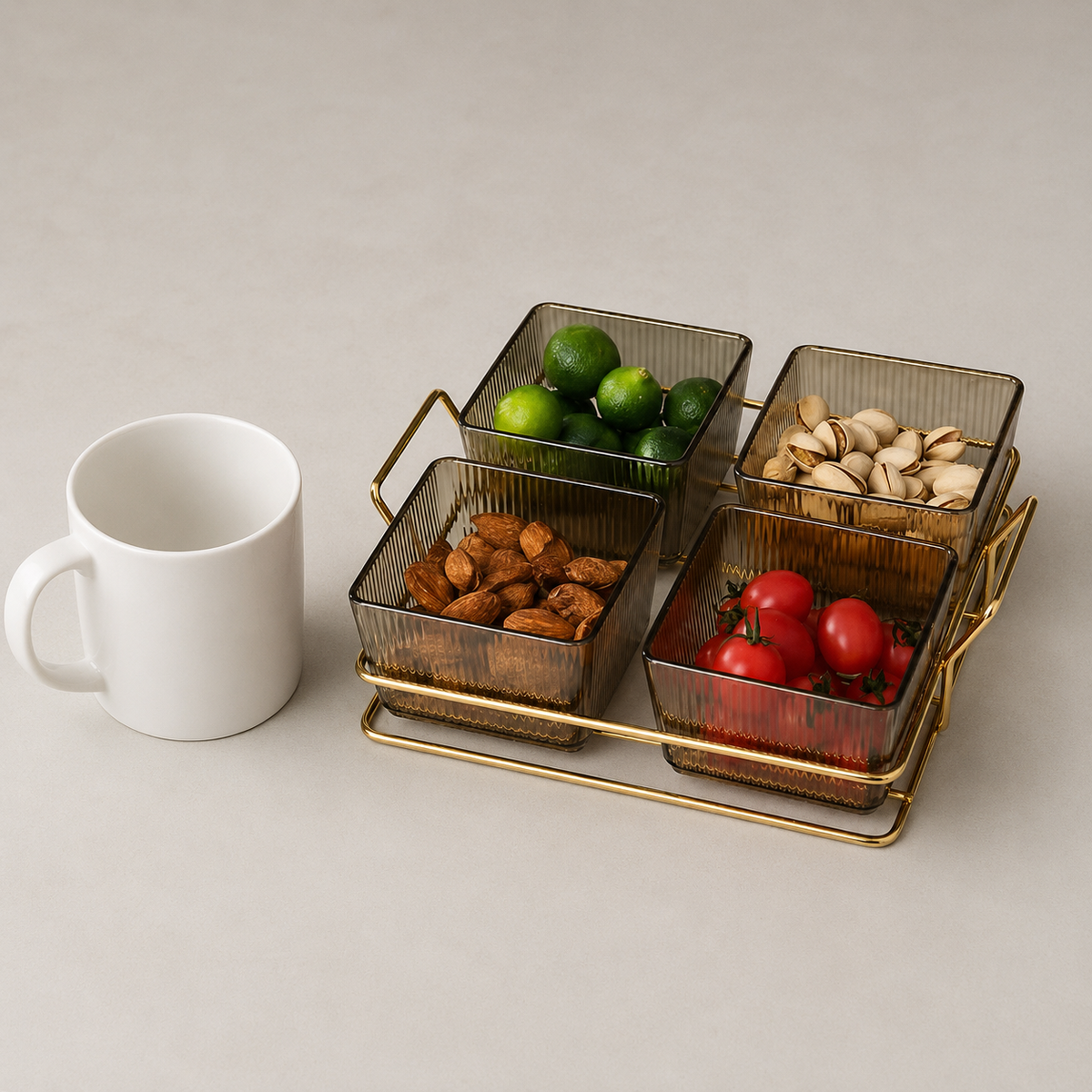 snack serving set