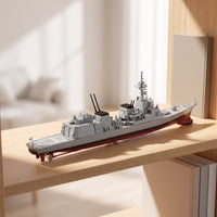 Frigate Model Scale Warship Model Collectible for Desk, History Enthusiasts