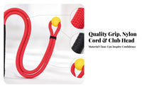 Braided Golf Swing Training Rope Strap Fastening Golf Swing Training Aid Portable Design Sporty for Golfers