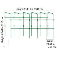 210cm Garden Trellis for Climbing Plants, Additional Large Coated Steel Pipe Plant Support, Weather-Resistant Floor Standing Metal Trellis