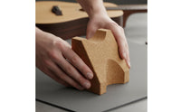 Scratch-Proof Guitar Neck Support Cradle Non-Slip Cork Guitar Neck Rest Long-Lasting Instrument Maintenance Block Lightweight for Luthiers, Guitarists, Repair, Workshop
