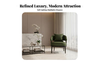 FloralShaped rotating Chair Modern Design Indoor Furniture Comfortable Seating High-Resilience Foam pad for homeowners, Office