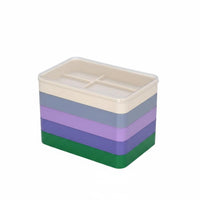 Multiple Compartments Watch Repair Parts Case Dust-Proof Lid 5 Layer Watch Parts Box Versatile for Watchmakers, Workshop, Craft Room, Garage