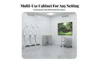 Anti-Rust Stainless Steel Locker Sturdy and Long-Lasting Multi-Door Employee Locker Lockable Doors Stainless Steel Storage Cabinet Industrial Design for Employees, Students, Cleanroom, Factory, Office, Hospital