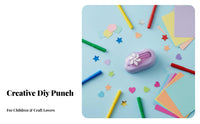 DIY Tool Speech Bubble Puncher Handmade Crafts Decorative Paper Punch Easy to Use for Children, Scrapbookers, School, Card Making, Classroom