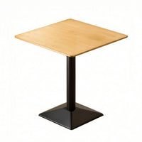 Coffee Table Space-Saving Table with Pedestal Base Sturdy Furniture for Reception Area