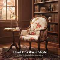 hardwood Wood Frame highsupportive wing chair Armchair Vintage Design Upholstered highsupportive wing chair Armchair Highsupportive Support Single Sofa Thickly Cushioned for Readers, Homeowners, Seniors, Bedroom, Study Room, perusing corner, Home Office