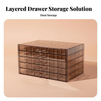 Large Capacity Ear Band and Band Holder Removable Drawers Ear Band Storage Container Dustproof for Women, Girls, Dresser, Bedroom, Dorm Room