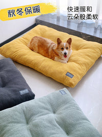 狗垫子睡觉用冬季保暖狗窝中大型犬狗床深度睡眠双面用宠物垫子