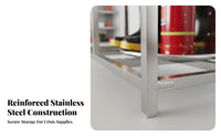 Rotating Fire Suit Rack Double-Sided Design Firefighter Gear Rack Heavy-Duty Turnout Gear Stand for Firefighters, Emergency Responders, Firehouse