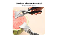 Watermelon Opener Tool Labor-Saving Watermelon Splitter Stainless Steel Melon Cracker for Party Hosts, Picnics, Parties