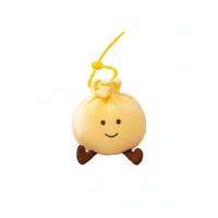 Cute Bun Soft Toy Keychain Soft Dumpling Soft Toy Keychain Lightweight Accessory Long-Lasting for Best Friends