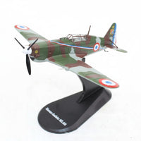 High Precision MS406 Airplane Model Detailed Paint WWII Fighter Model Fully Assembled 1:72 Scale Warplane Display Intended for Collectors, Aviation Fans, Shelf, Desk