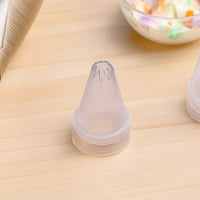 Star Piping Tip Translucent Decorating Tip with Threaded Base Tapered