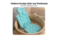 Non-Slip Bathtub Mat Additional Thick Padding Non-Slip Bathtub Pad Padded Bath Mattress Foldable Full Full-Length Bath Pillow