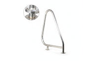 Stainless Steel Pool Handrail Long-Lasting Swimming Pool Handrail Rust Proof Rustproof for Elderly