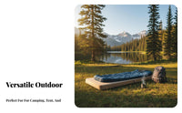 Inflatable Camping mattress distinctive Cheese Pattern automaticInflating Camping Mat Thick Cushioning Air Mattress for Campers, Hikers, Hiking, Backpacking, outdooring