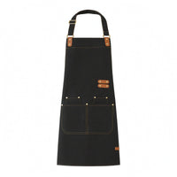 Waterproof Work Apron Utility Pockets Anti-Splash Apron Safeguarding Clothing Front Pocket Workwear Water Repellent
