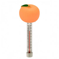 Floating Pool Thermometer Two-Scale Scale Spa Thermometer Red Liquid Column Clear Tube