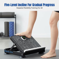 Slant Board for Rehabilitation, Medical Standing Stretch, Calf & Foot Training, Foldable, Non-Slip Vibration