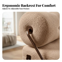 Fold-Expandable Single Sleeper Chair Multifunctional Design Fold-Expandable Single Bed Chair Space-Saving Transfusionable Sofa for Students, Balcony