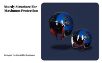 3/4 Retro Helmet Universal Fit 3/4 Protection for Men, Women, Daily Commute