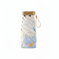 Ultra Lightweight Card Sun Umbrella, Color Coated, UPF50 Protection, Pocket-Size Sun Shield for Women