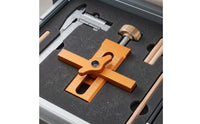 Aluminum Alloy Cabinet Door Installation Clamp Adjustable Cabinet Door Positioning Clamp Measurement Scale Panel Aligner Textured Pads