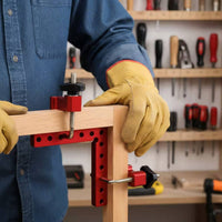 Sturdy Aluminum Alloy 90 Degree Corner Clamp Corrosion-Resistant 90 Degree Positioning Square Lightweight Right Angle Clamping Square Easy to Use for Carpenters