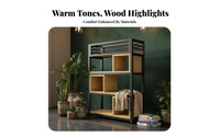 Wavy Bedside Cabinet Modern Minimalist aesthetic Nightstand space-saving Size Bedroom Furniture for Young Adults, Homeowners, Living Room, Hallway, Home Office