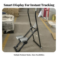 Home Step Climber Full-Body Workout Vertical Climber Exercise Machine Space-Saving Home Cardio Stepper for Women, Men, Indoor, Apartment, Living Room
